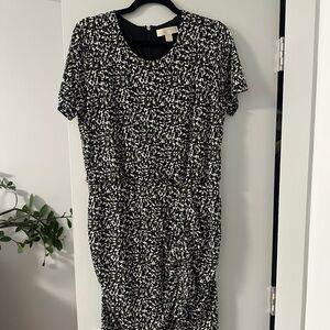 Michael Kors Black, White and Green Dress